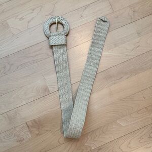 Lilly Pulitzer Textured Cream Belt